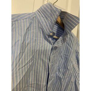 Paul Fredrick French Cuff Button dress shirt Men’s Sz size 16‎ 1/2 -32